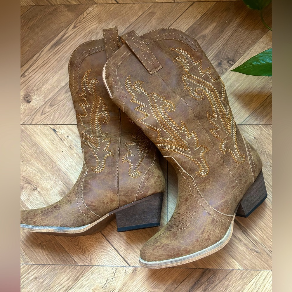 Tan Cowboy Boots